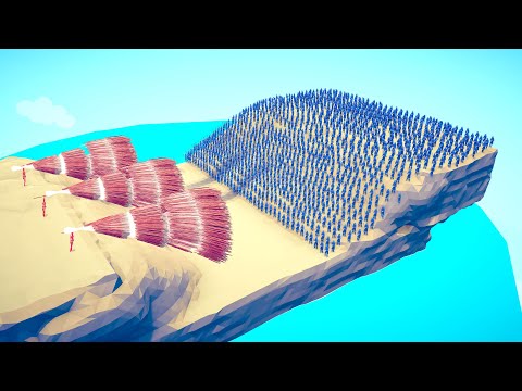 3x GOD SPEAR THROWERS vs 100x EVERY UNIT - Totally Accurate Battle Simulator TABS