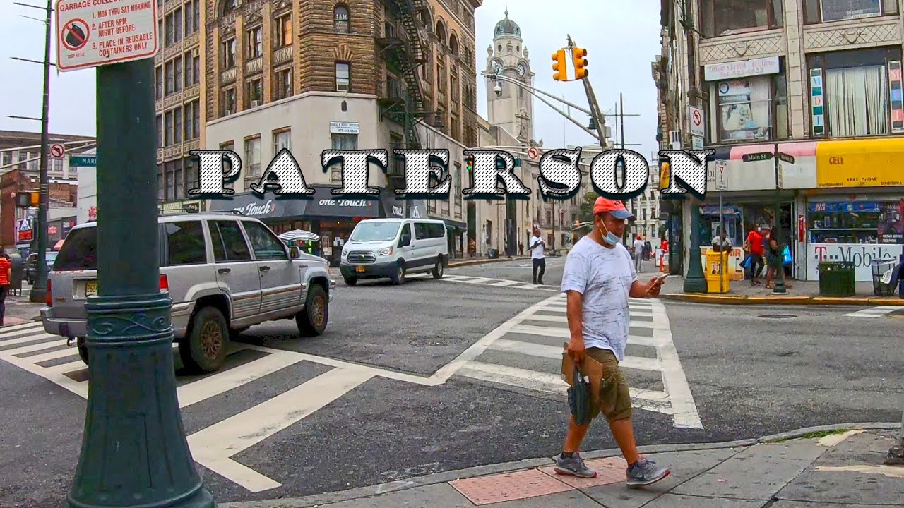 Immersive street-level walking tour through Paterson Downtown, United States, showcasing authentic urban landscapes, local architecture, and the vibrant atmosphere of the city's neighborhoods