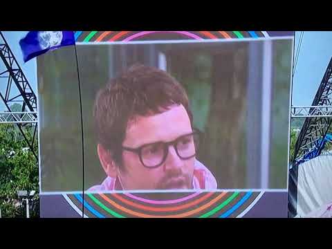 Lewis Capaldis entrance at Glastonbury