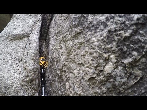 Mother of Pearl aid climb solo little cottonwood canyon