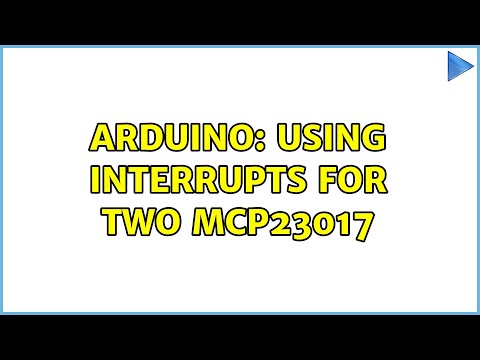 Arduino: Using interrupts for two MCP23017