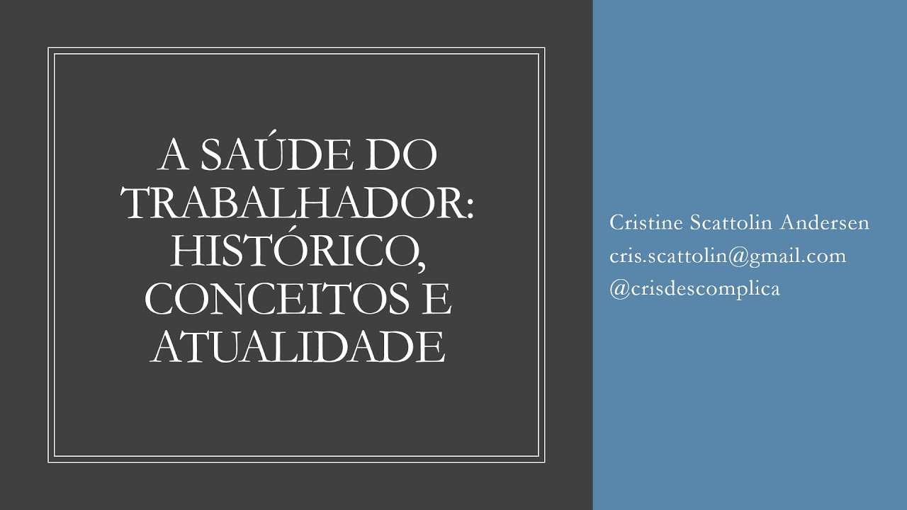 Introdução à Saúde Ocupacional