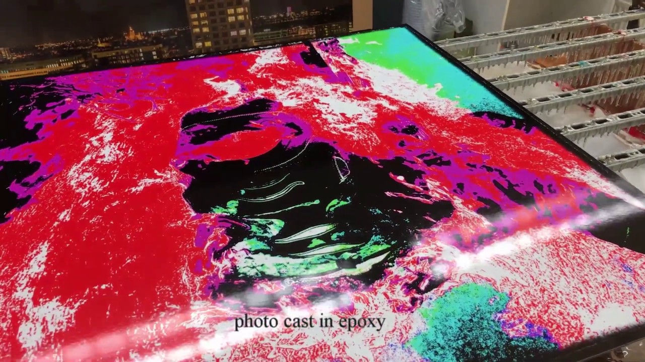 Art Photo on the wall. Kunstfoto aan de muur