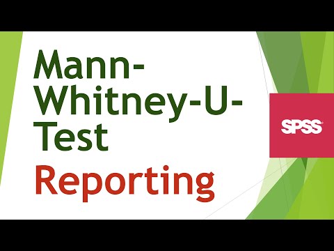 Mann-Whitney-Test berichten - SPSS-Output