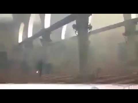 Al Aqso di bom oleh israel laknatullah,,inilah kèadanya yang begitu mencekam :'(