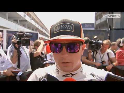 German Grand Prix 2013:  Interview After Qualifying with Kimi Räikkönen