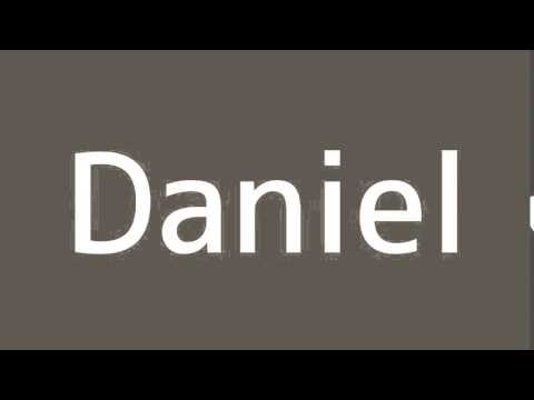 How to say Daniel in Spanish