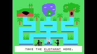 E.T. in his Adventure on Land (prototype) for the TI-99/4A