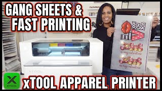 How to Make DTF Gang Sheets + Print FAST With the xTool Apparel ALL IN ONE Printer
