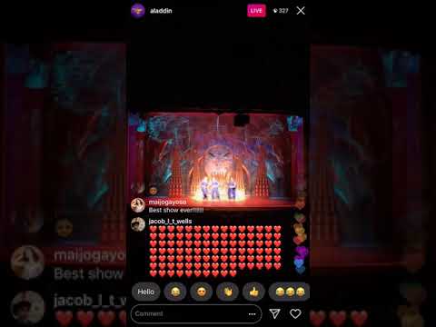 Aladdin on Broadway 5 year anniversary Genie Performance