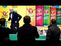 Erik ten Hag FORGETS the Carabao Cup trophy as he leaves his press conference 😂