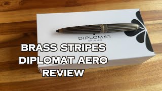 Diplomat Aero Oxyd Brass 14k Nib Left Handed Review