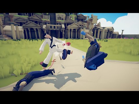 BRO OF TAEKWONDO CHAMPION vs FORTRESS TEAM UNIT - TABS - Totally Accurate Battle Simulator
