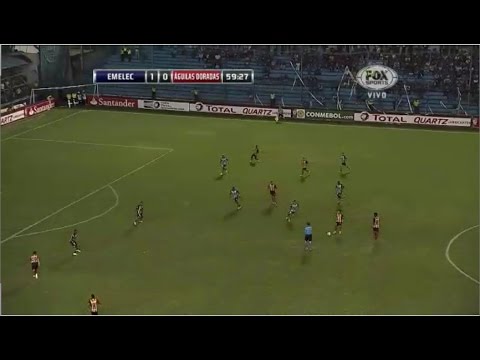 Emelec 2 - 1 Águilas Doradas Copa Sudamericana 2014