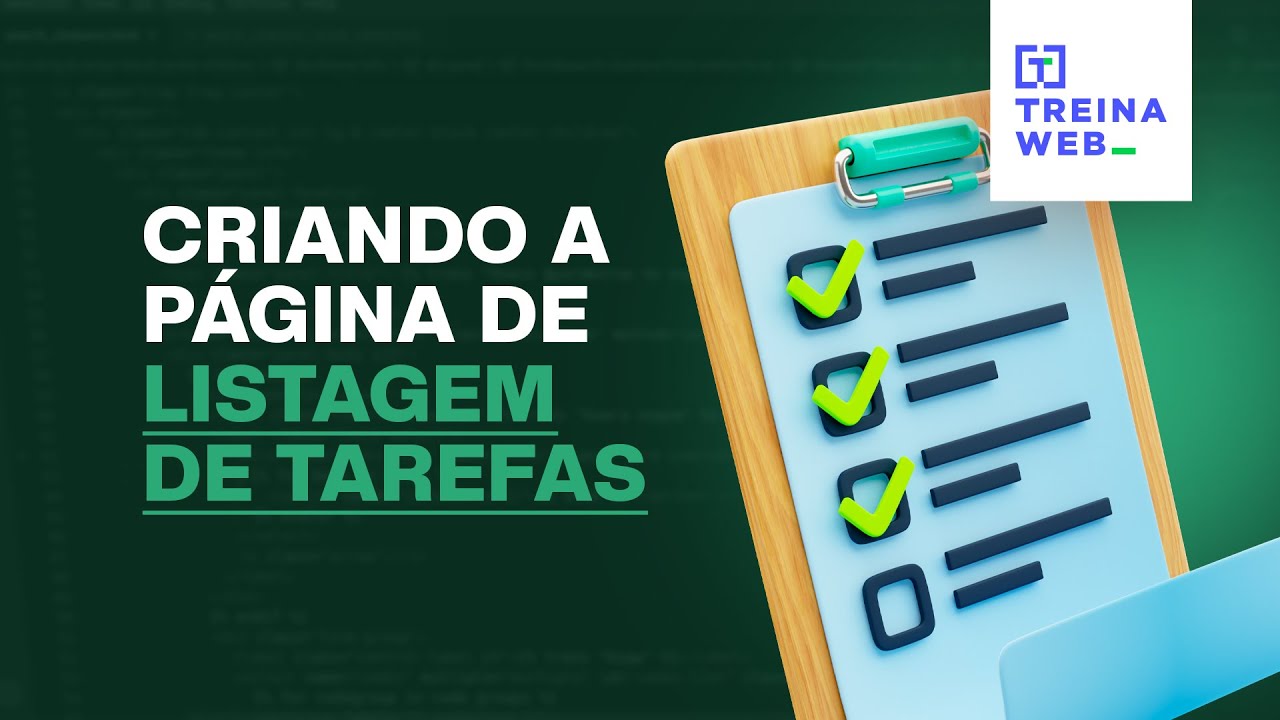 Criando a página de listagem de tarefas