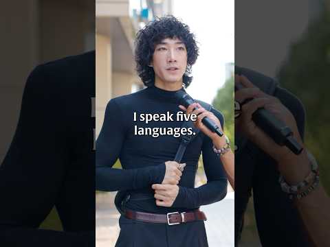 Half Korean Speaking 5 Different Languages Fluently