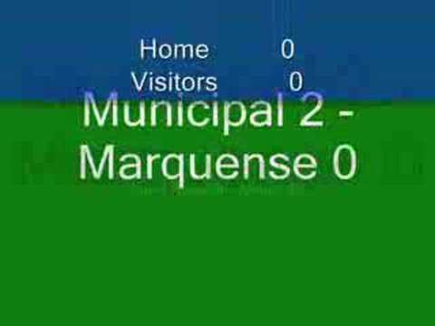 Jornada 16 (12/11/2006) Municipal 2 - Marquense 0