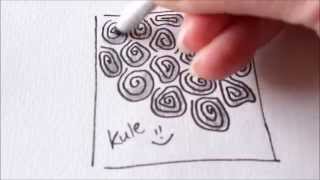 How to draw tanglepattern Kule