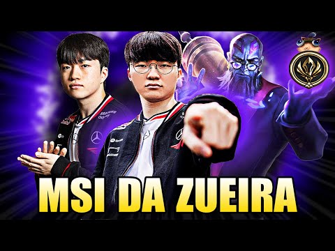 FAKER ACABOU com a COMPETITIVIDADE do League of Legends - MSI DA ZUEIRA