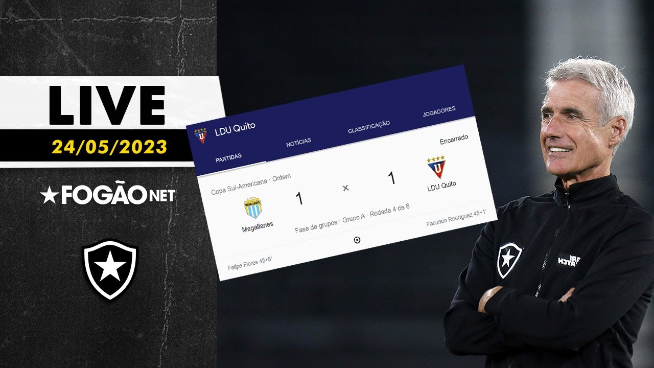 LIVE | Botafogo pode virar líder na Copa Sul-Americana na quinta; concorrência por Rojas?