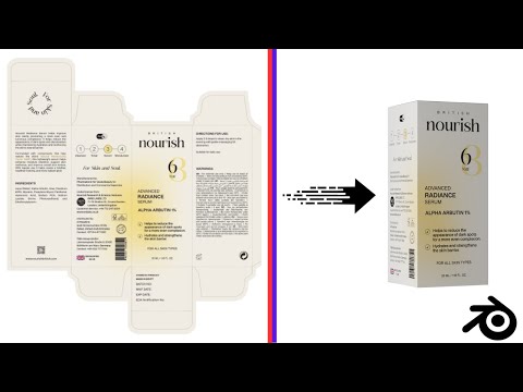 How to Make a Packaging Mockup from Your Dieline in Blender