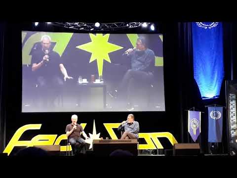 Brent Spiner and Jonathan Frakes at Fed Con Germany 2018