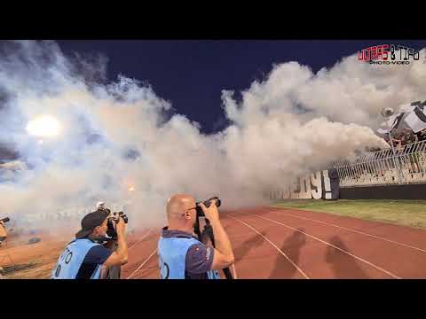 SRB: Partizan Belgrade - Crvena Zvezda Belgrade [pyro, derby, Grobari]. 2025-09-20
