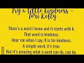 Try A Little Kindness Lyrics Tori Kelly