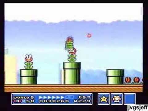 Mario knocking everyone out with Kuribo Shoe