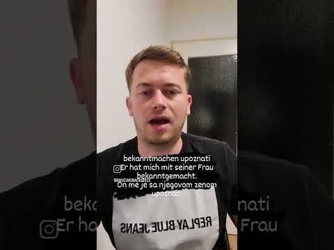 glagol machen i njegova znacenja uz razne prefikse