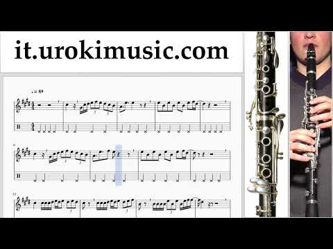 Lezioni di Clarinetto Luis Fonsi - Despacito Tutorial Spartito Parte#2 um-a276