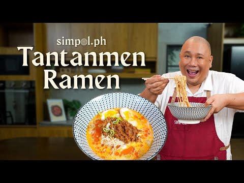 Easy Tantanmen Ramen Recipe | Chef Tatung's Simpol Spicy Japanese Noodles | Rainy Day Quick Fix