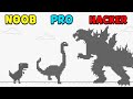 NOOB vs PRO vs HACKER Jumping Dino von NOOB vs PRO vs HACKER Jumping Dino von
