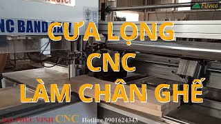 Cưa lọng cnc sản xuất chân ghế như thế nào? Woodmaster WM-B1500