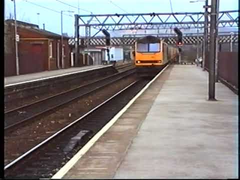 60080 at Guide Bridge with a binliner train