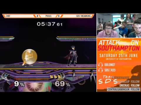 Attack on Southampton - Pools - Chef (Marth) vs SDS | Meamking (Fox)