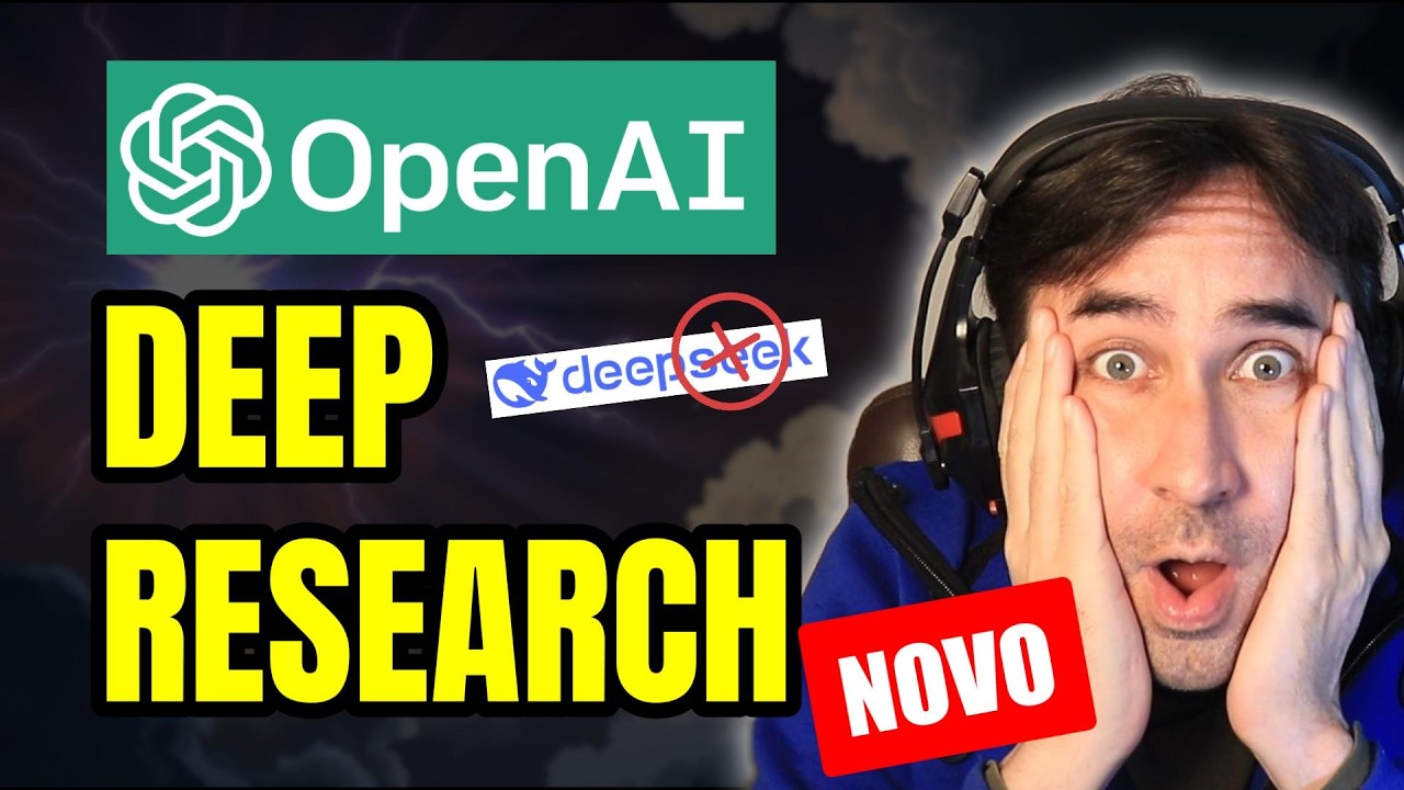 Deep Research da OpenAI Surpreende Com Pesquisa Ultra Avançada | A AGI Está Chegando