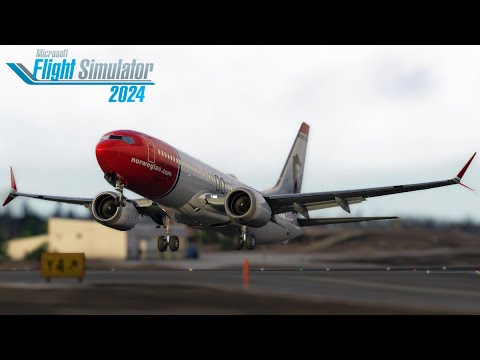 MSFS 2024 | 737 MAX 8 | Stockholm to Kiruna with Norwegian