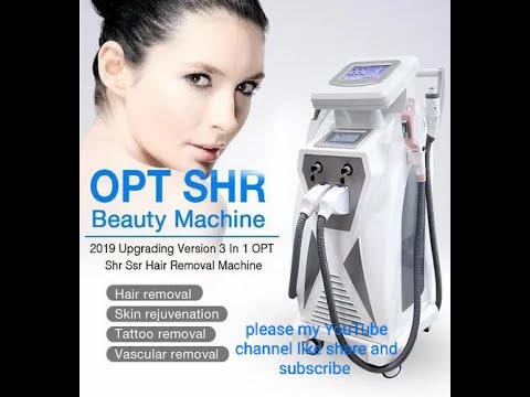 Multifunction OPT SHR Permanent Hair Removal Machine. (Available on EMI)