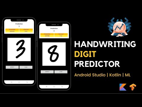 Android Handwriting Digit Prediction app using Machine Learning Model in Kotlin | Digit Predictor