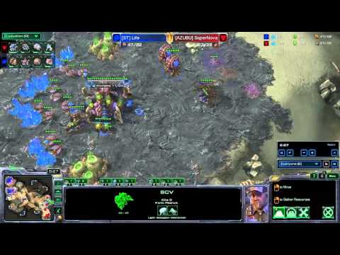 Life vs Supernova Match Three ZvT Akilon Wastes