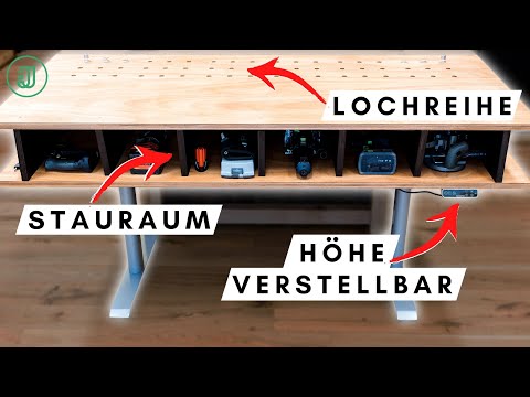 So baust dir dir eine HÖHENVERSTELLBARE WERKBANK! | Jonas Winkler
