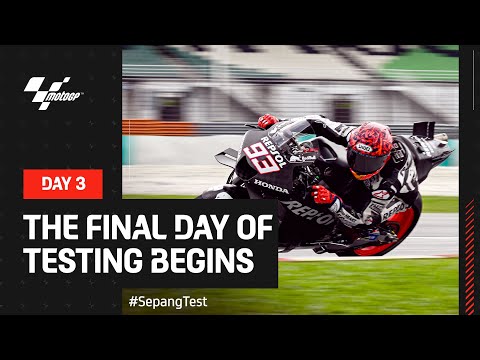 MotoGP2023 セパンオフィシャルテストのDay3ハイライト動画