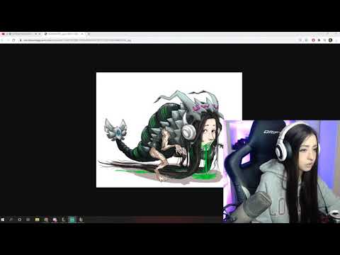 Nissaxter  reacts to weird fanart of her