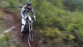 preview picture of video 'Downhill Mountain Biker Simon Garstin -Dodge City Downhill'