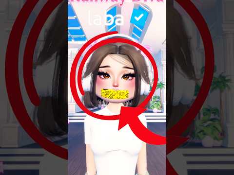 NEW TAPED MOUTH HACK in DRESS TO IMPRESS! #roblox #dresstoimpress #dti