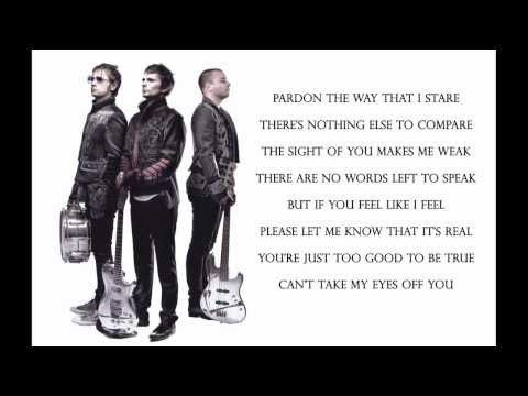 Muse - Can't Take My Eyes Off You ( Lyrics ) HD