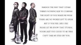 Muse - Can&#39;t Take My Eyes Off You ( Lyrics ) HD