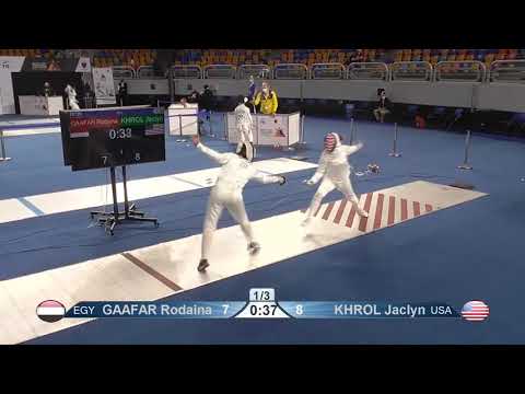 Cairo Worlds 2021 JWE - L16 - Gaafar EGY v Khrol USA