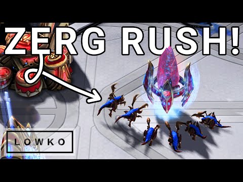 StarCraft 2: Rex's ZERGLING RUSH vs herO! (Best-of-3)